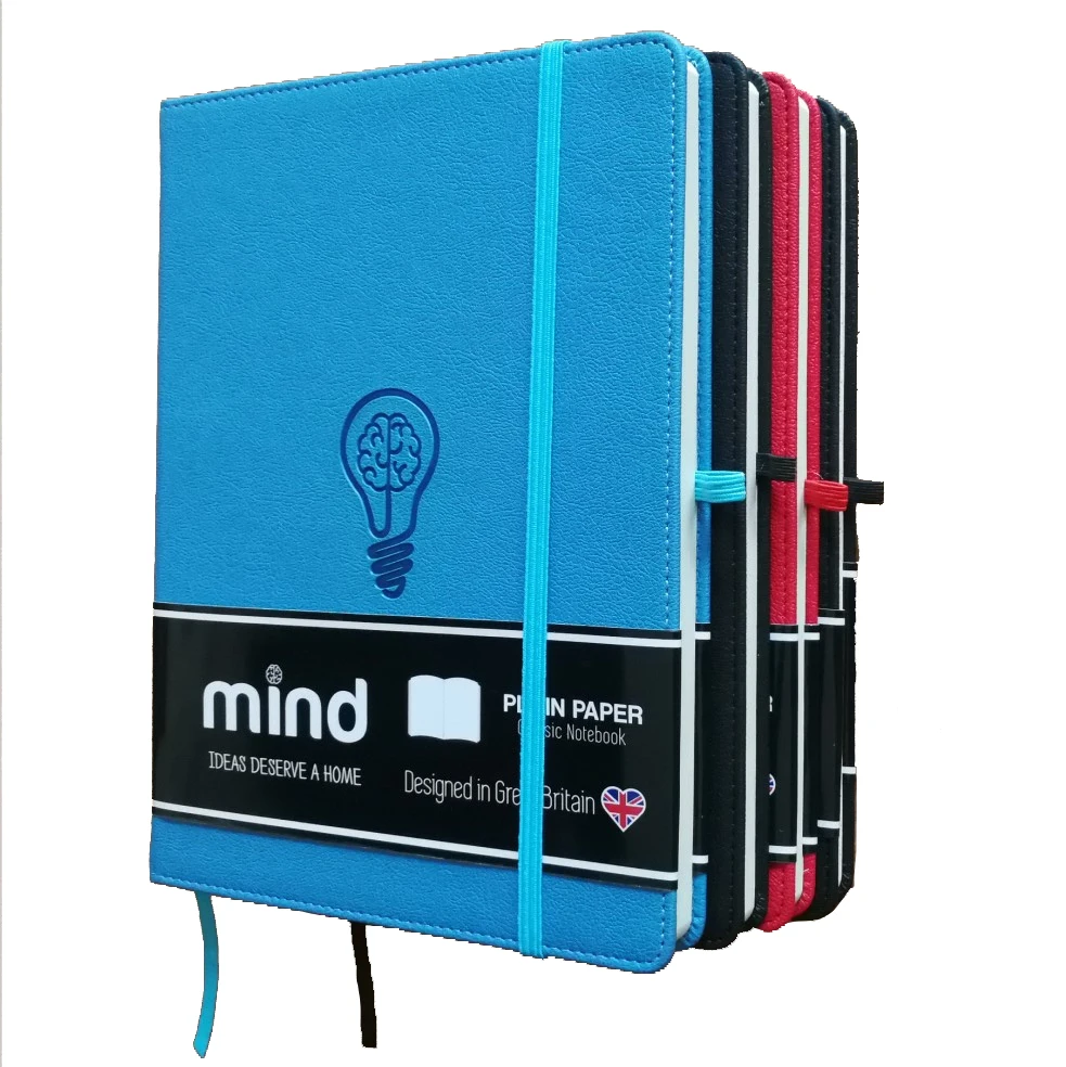 
China Factory Custom Produce Pu Leather Hardcover Notebook 