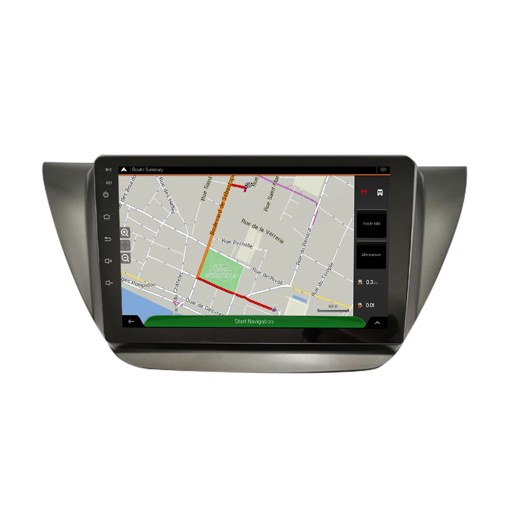Для MITSUBISHI LANCER IX 2006-2010 радио головное устройство двойной 2 Din Восьмиядерный четырехъядерный Android автомобильный стерео GPS навигатор Carplay