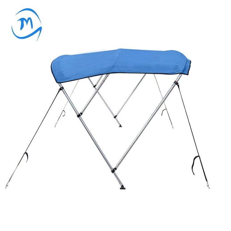 600d oxford fabric 3 bow marine bimini top for inflatable boats aluminum 3 bow bimini top for boat