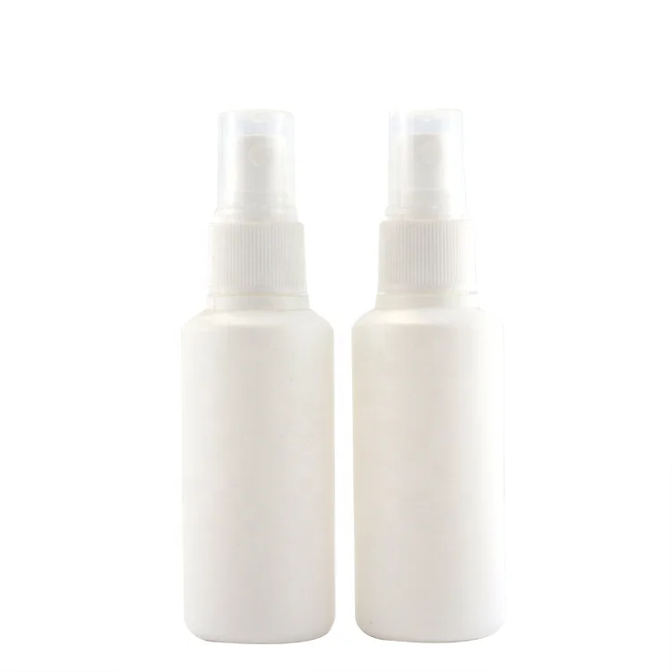 Wholesale Empty 60ml Cosmetic White Pet Plastic Fine Mist Spray Bottles
