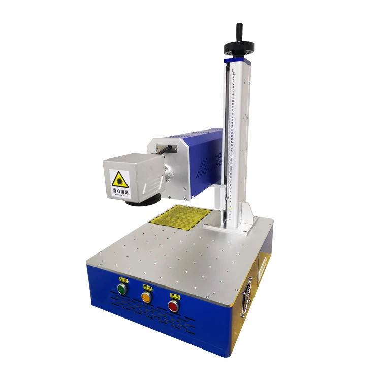 
2020 Trends 20W 30W portable co2 3d laser marking machine with glass tube case 