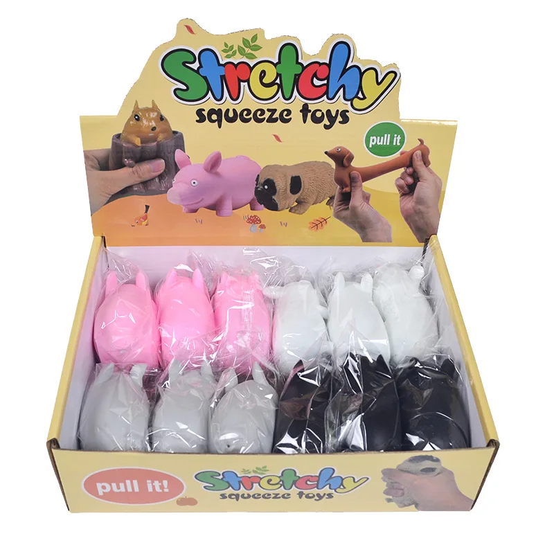 New Creative Vent Pigs Dogs Squeeze Toy Bee Cup Creative Vent Decompression Lovely Creative Christmas Birthday Gift