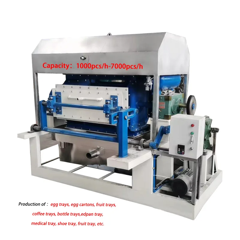 Small business ideas egg tray forming machine automatic egg tray making machine price in india with metal oven