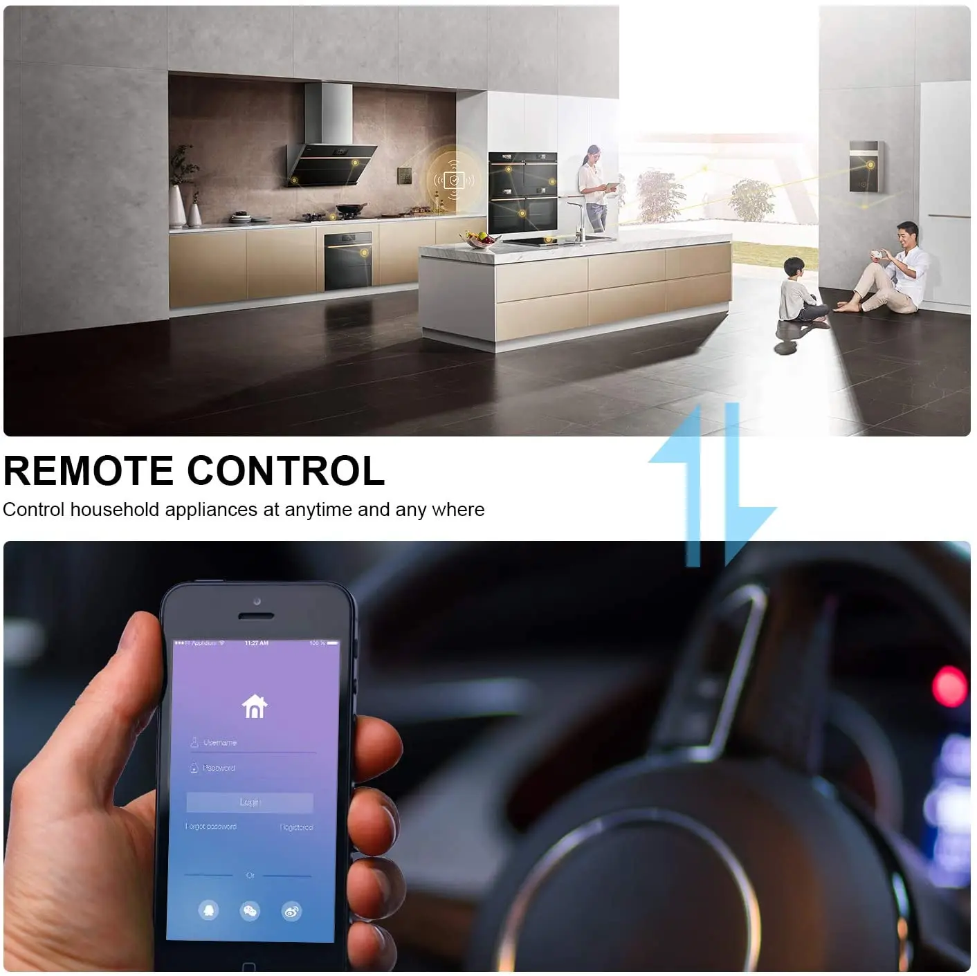 Home Automation Outdoor Wifi Smart Electric Plug Socket Wifi Electric Outlet Compatible With Alexa Google Home