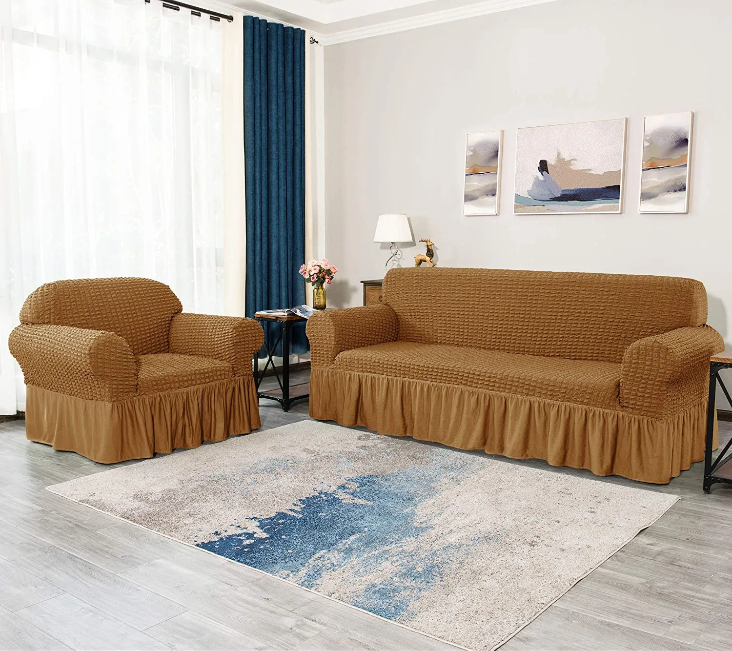 Fashion Living Room Ready Made Universal Slipcovers  Stretch Elastic Sofa Covers For Home