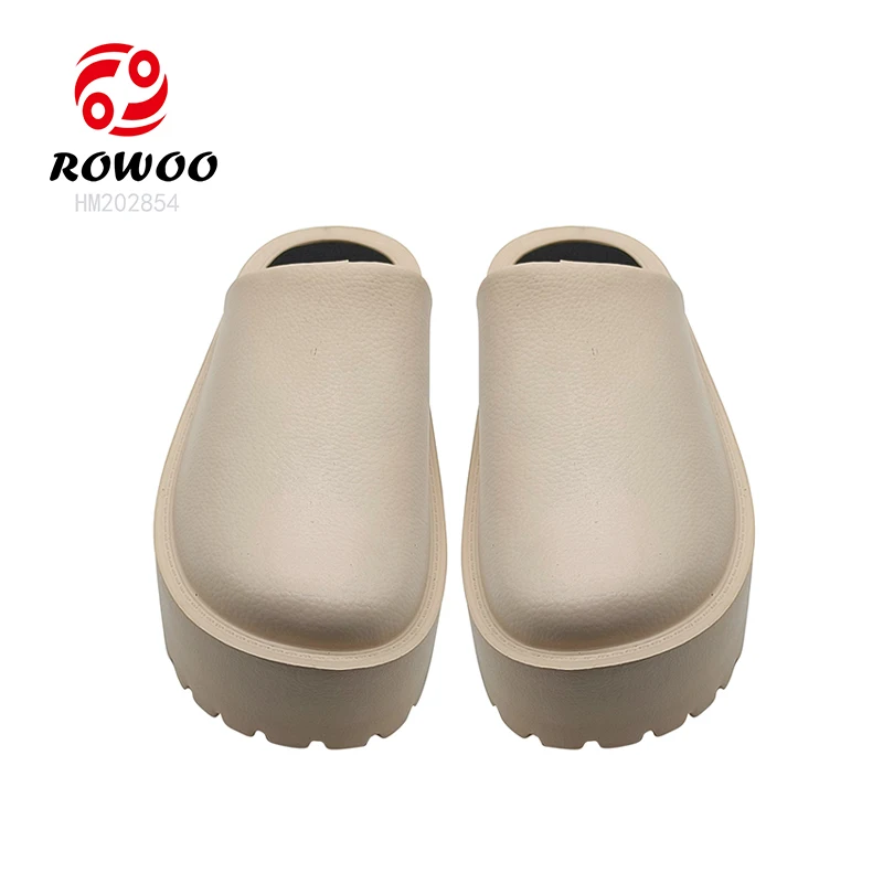 New Design Ladies High Heel Sandals Wedge Thick Bottom Slipper Sandals Winter Home Outdoor Slipper Shoes