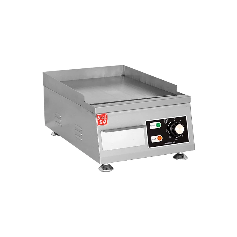 Fuqi Meat Cooking Roaster Desk Top Beef Griddle Whole Flat Electric Griddle Commercial Table Top Griddle Grill