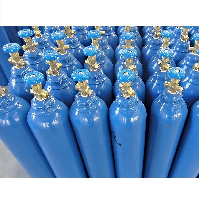 Refillable ISO9809-3 2l 5l 8l 10l 20l  Cylinder For Oxygen Gas Filling Industrial Hydrogen Gas Price 10l Oxygen Cylinder Oxygen