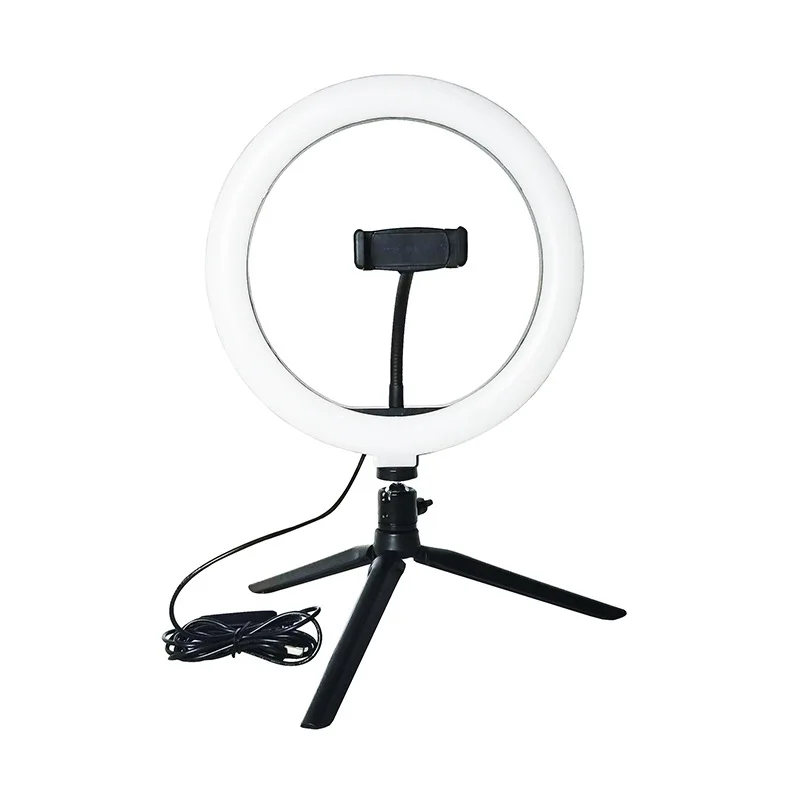 10 Inch Led Selfie Photographic Lighting Dimmable Selfie Ring Fill Light With Tripod Stand Ring Light