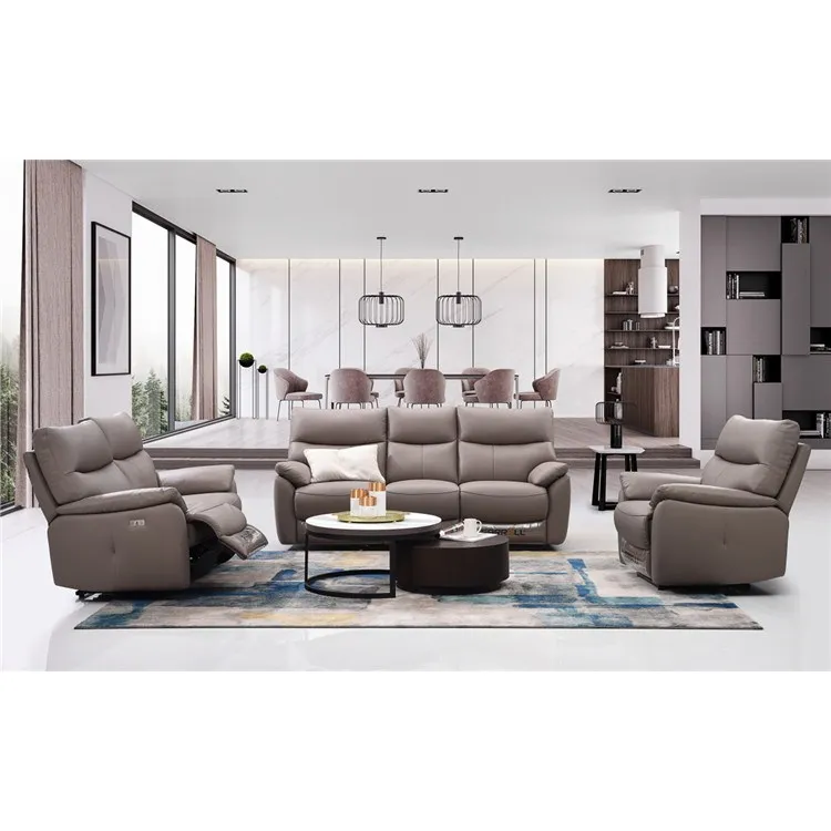 Modern 3+2+1 seater couch customized leather luxury living room sofas(old)