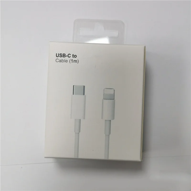  Зарядный кабель Usb C 1/2/18/20 Вт для IPhone 12/11 Pro/XS