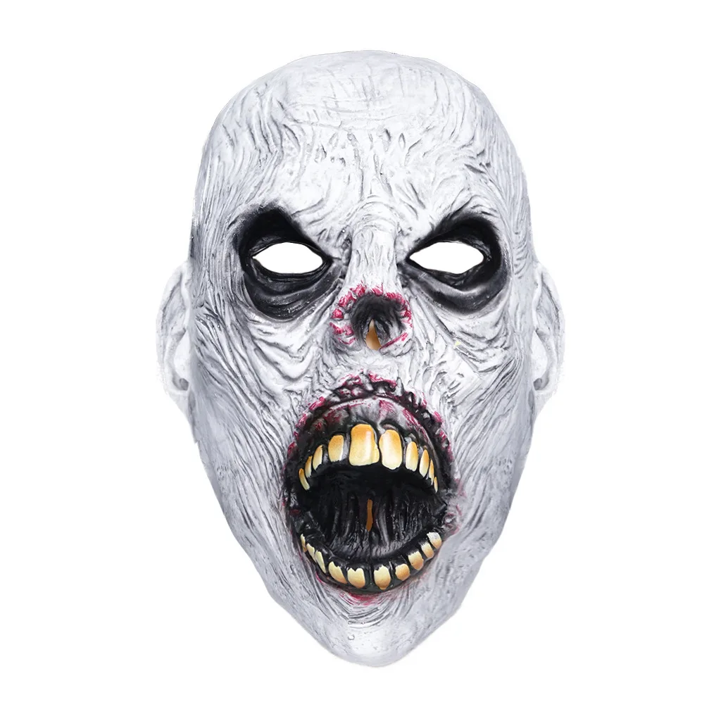 Skull Mask with Movable Jaw Realistic Human Full Head Skeleton Mask Helmet