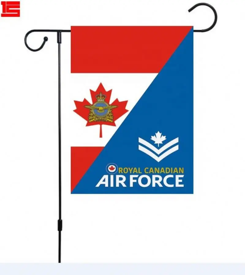 
Wholesale 30*45Cm Custom Logo Double Sided Digital Double Sided Printing Burlap Garden Flag Sets 