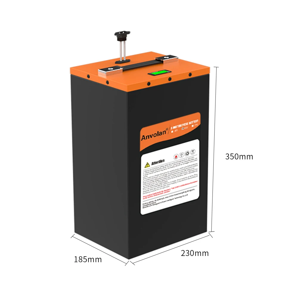 Electric Motorcycle Lithium Ion Battery 48V 60V 72V (20Ah 30Ah 40Ah 45Ah 50Ah 60Ah)Battery With Smart BMS