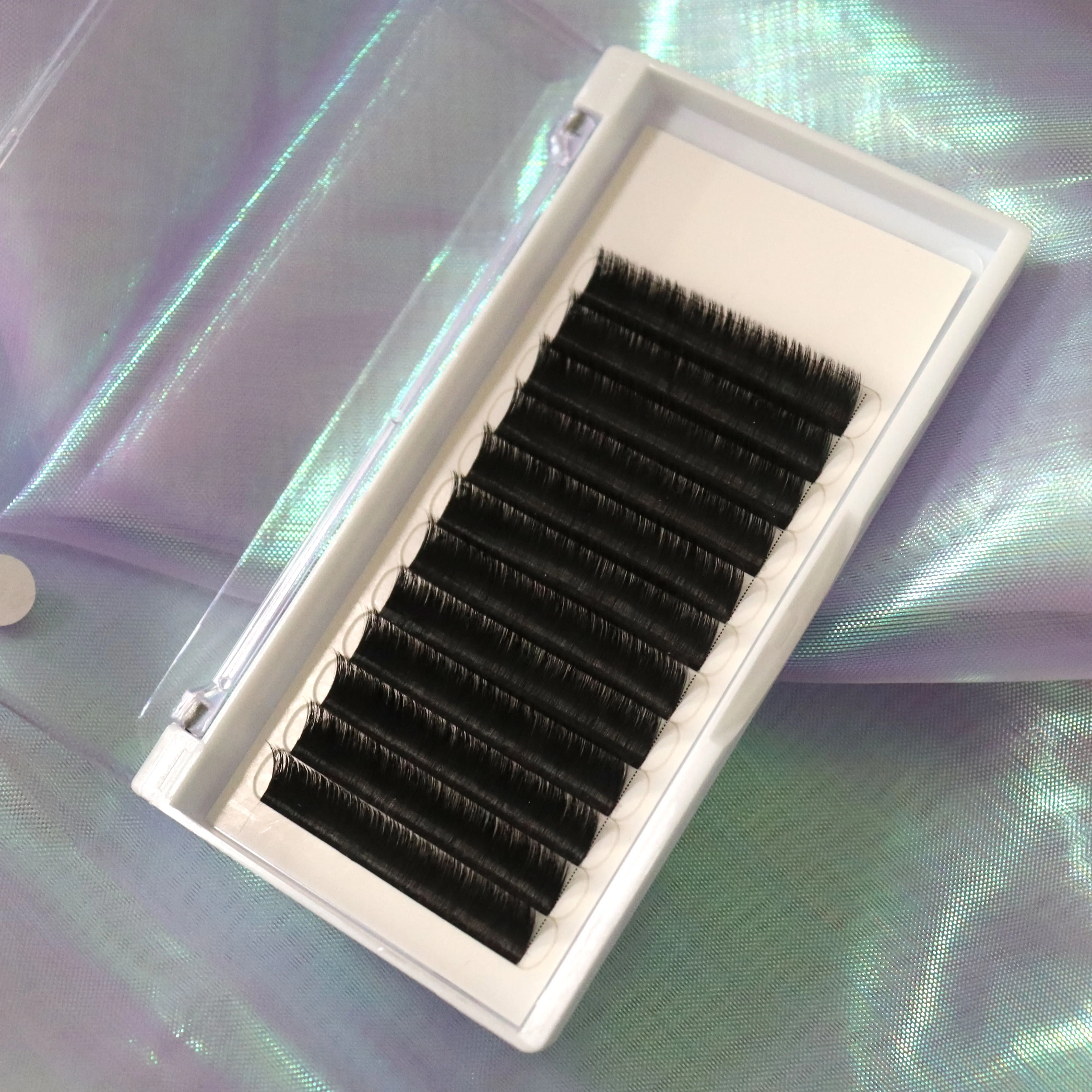 High Quality Synthetic Mink Lash Extension Russian Volume Individual Mink Soft Natural Eyelash Extension with Customized Package