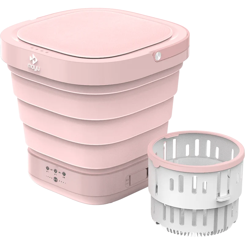 Moyu Мини Портативная стиральная машина XPB08-F2 2 в 1 Портативная Складная мини-стиральная машина для стирки одежды и спин-сушилка для домашнего путешествия