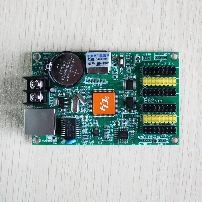 HD-E63 HD-E62 HD-E64 HUB12 HuIdu HD2020 HD2018 Новый LAN ethernet порт один-двойной цвет управления картой
