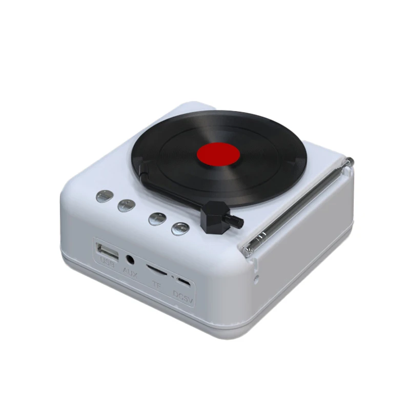 Portable Hifi Sound BT5.0 Speaker Small Home Theater Speaker With TF Slot 3.5mm Audio Jack FM Radio