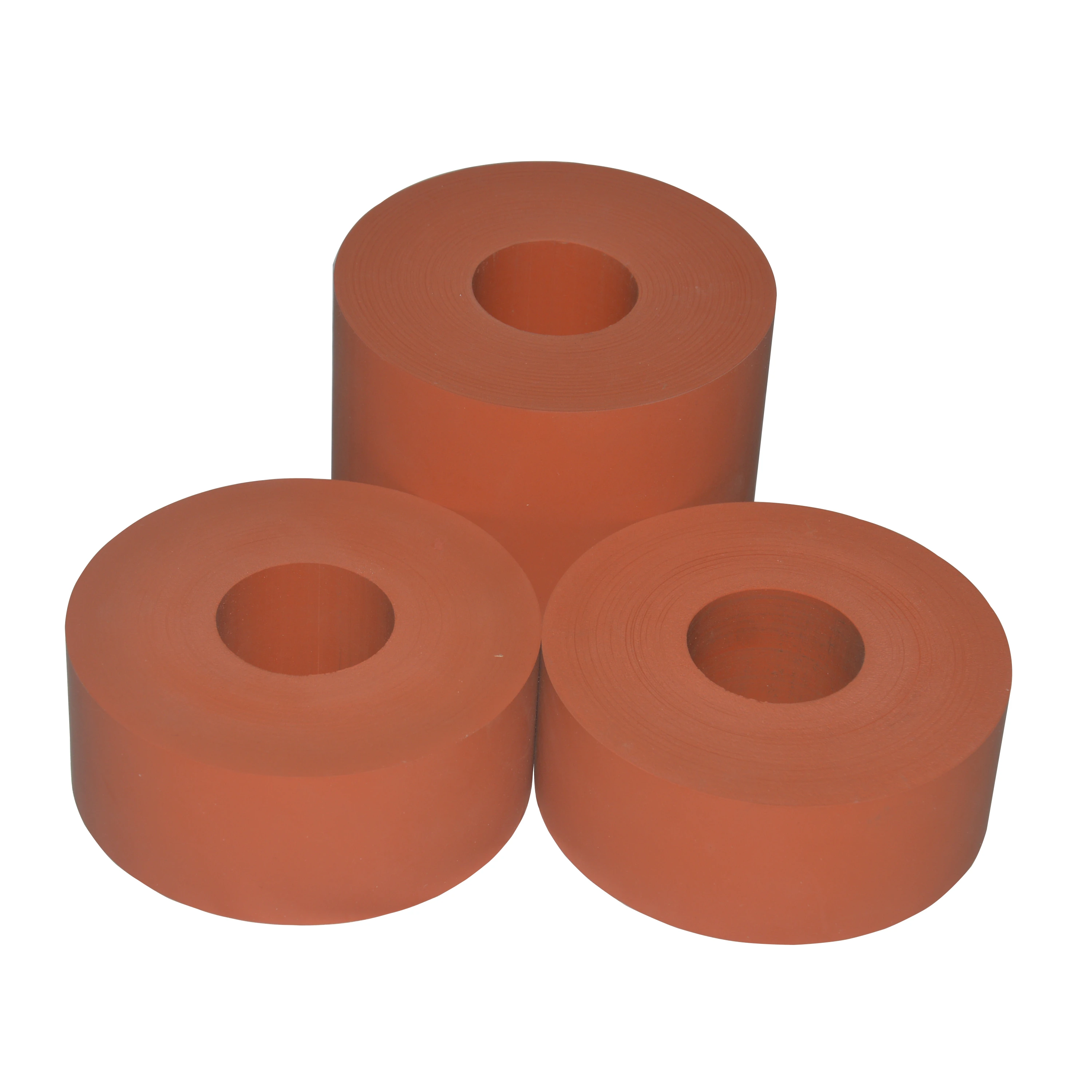 Rubber Rollers Black Yellow Green Red White Orange Blue Steel Amber Stainless Surface Finish DXF Cast Plastic Color