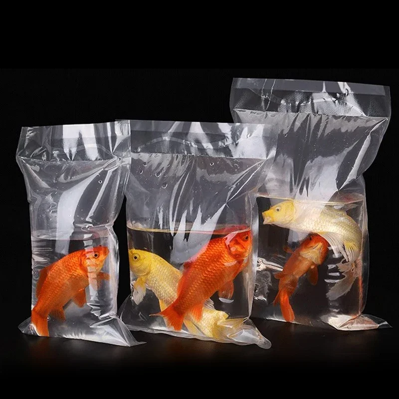 Пакеты для живой рыбы наполненные кислородом