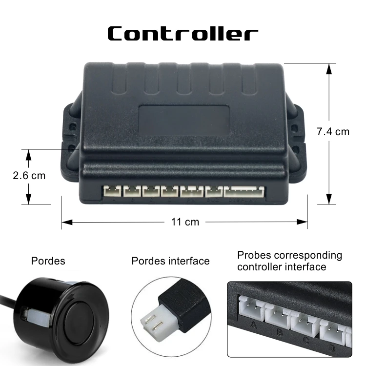 
Car Backing Reversing Radar/Car Rear Backup Buzzer Parking Sensor System For Sale 