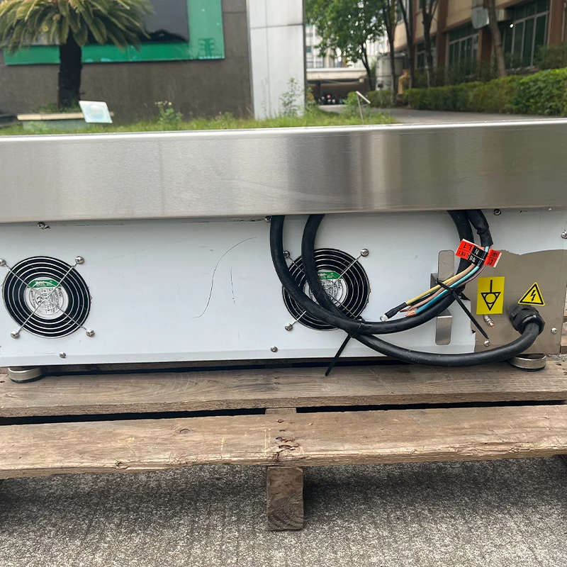 Коммерческая 4-конфорочная индукционная плита мощная 3500 Вт гостиничный ресторан нержавеющая сталь электрическая кухонная