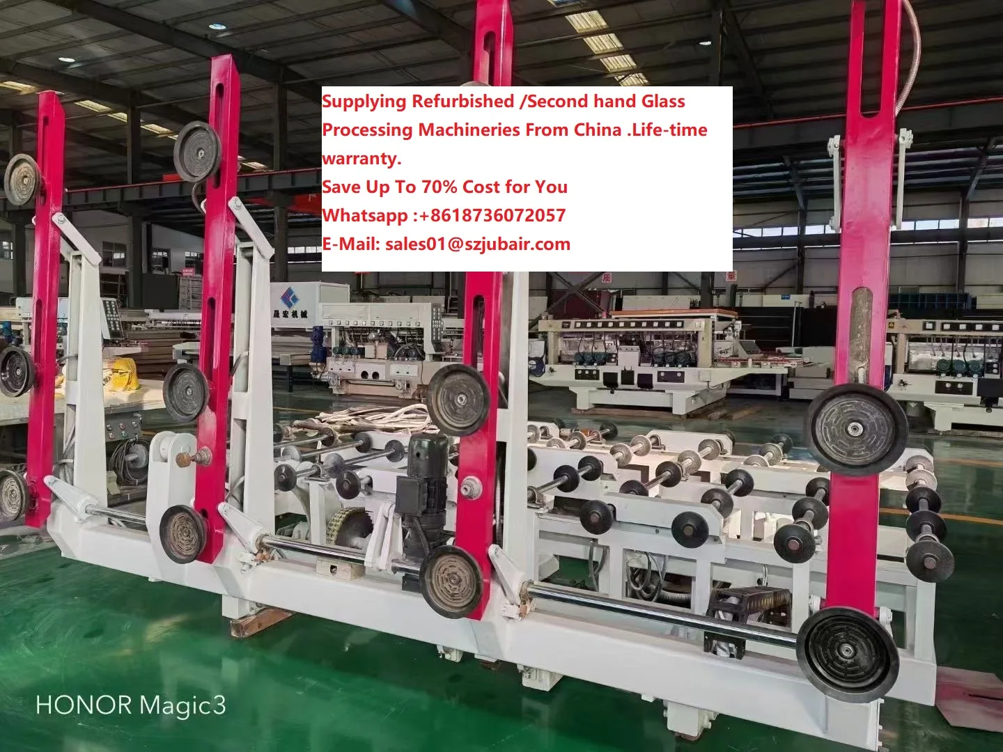 Supplying Refurbished/Used Cnc Automatic Glass Machining Processing Center For Grinding Polishing Drilling Life-time warranty