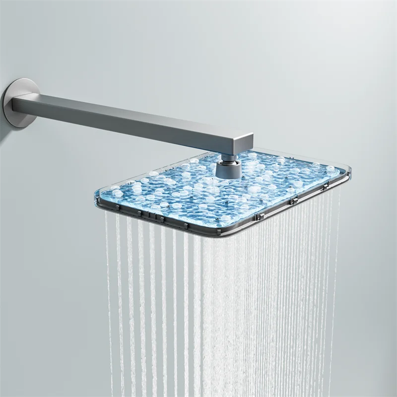 Bathroom thermostatic shower fixtures three function new design Smart shower with Lumbar jet massage