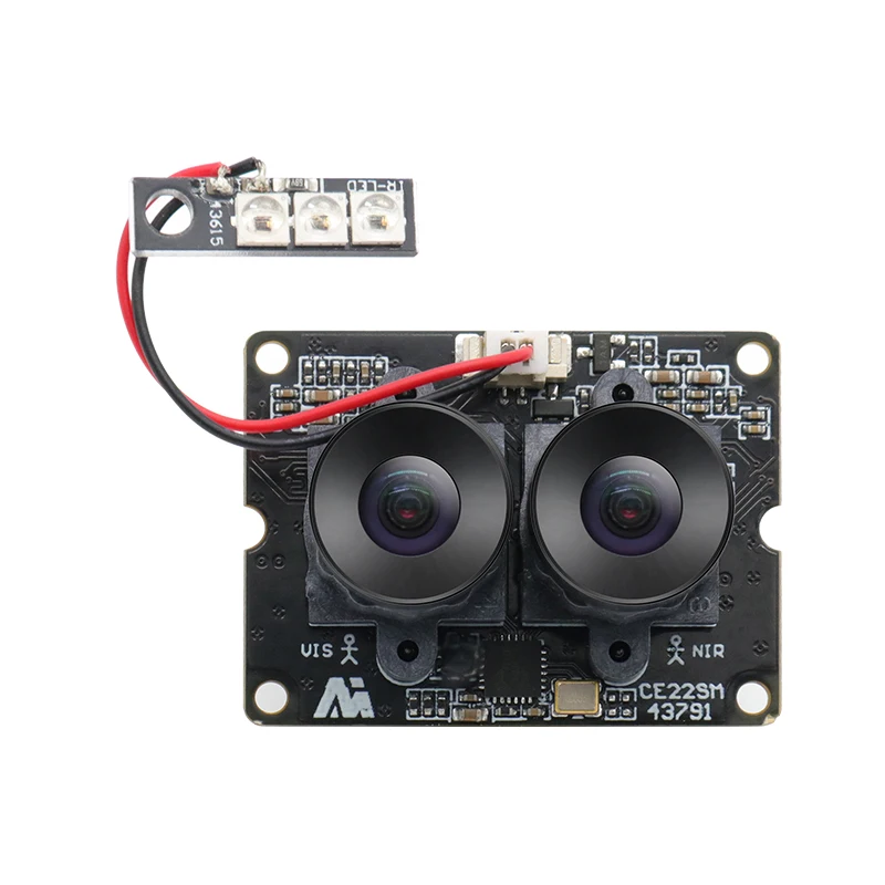 UVC OV2710 Cmos Sensor 0.5Lux Low Illumination Camera Binocular Module  Board1080P USB 3D Depth Infrared Dual Lens Camera Module
