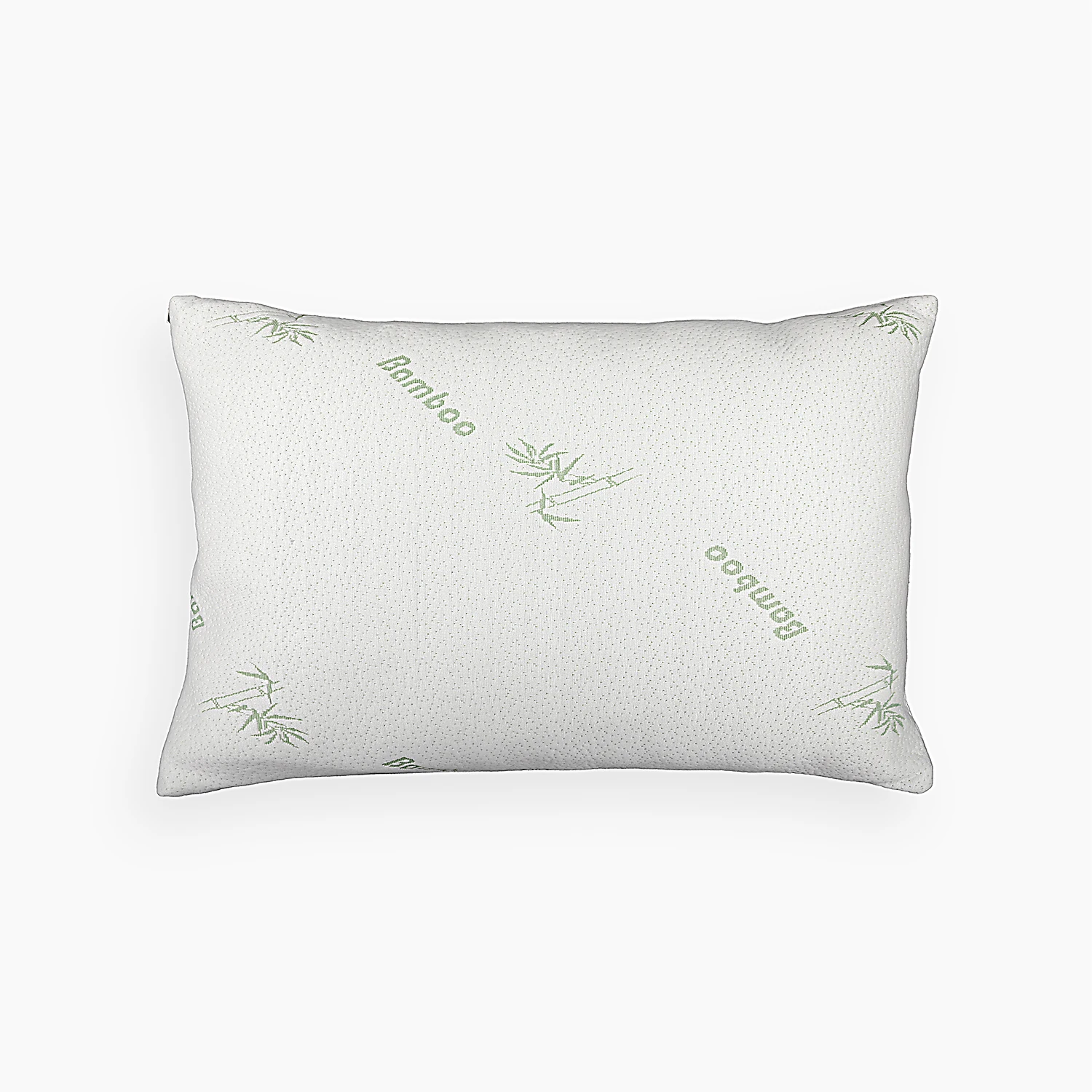 Soft Bamboo Fiber Knitted Sleep Improvement Head Pillowcase Memory Foam Pillow