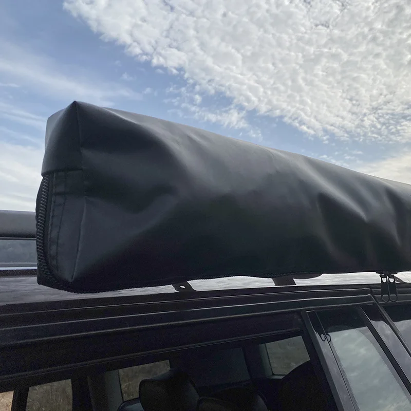 Outdoor 4X4 trailer camping car roof side dressing toilet shower tent with light