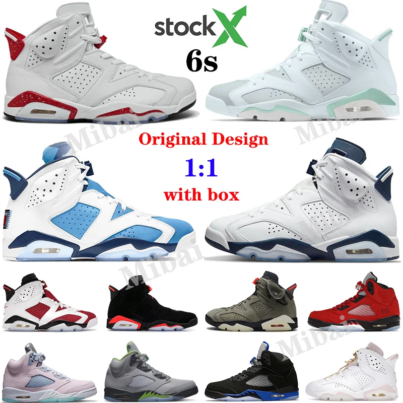 In Stock X Newest High retro OG quality Jordan 6 Retro UNC Red Oreo Midnight Navy Basketball Shoes Jordan 6 6s retro shoes