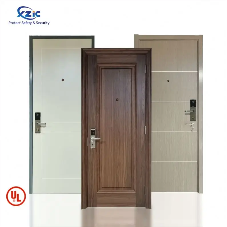 Hot Sale Te Primer Wood Veneer PVC Melamine WPC Internal Interior Doors Application Israel Market
