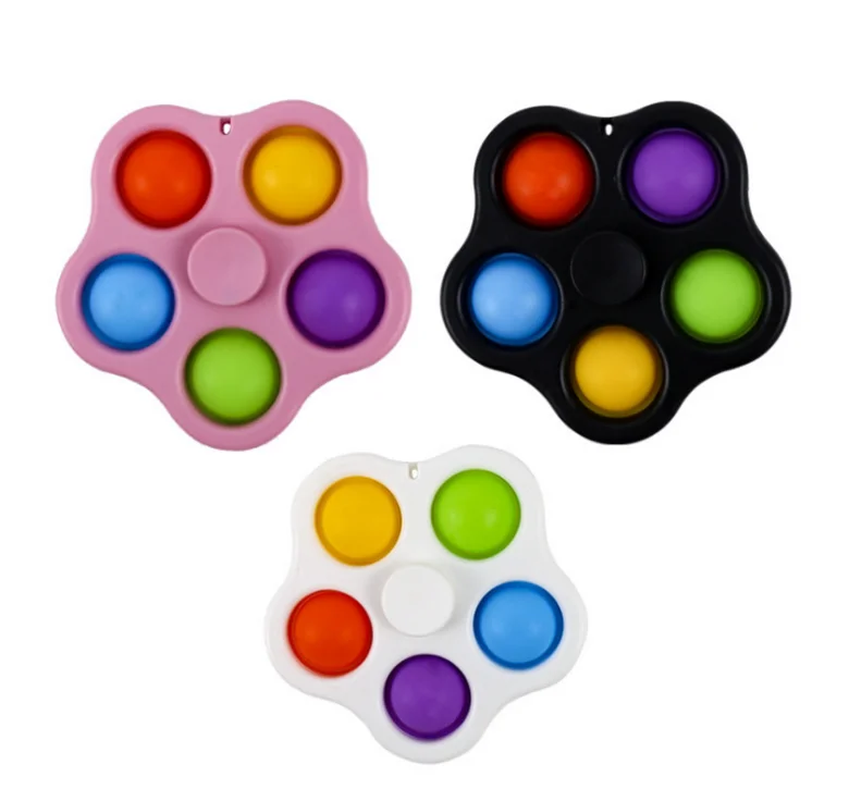 2021 Amazon hot  food grade silica gel multiplayer games, party games push pop bubble vent toys killing rat pioneer