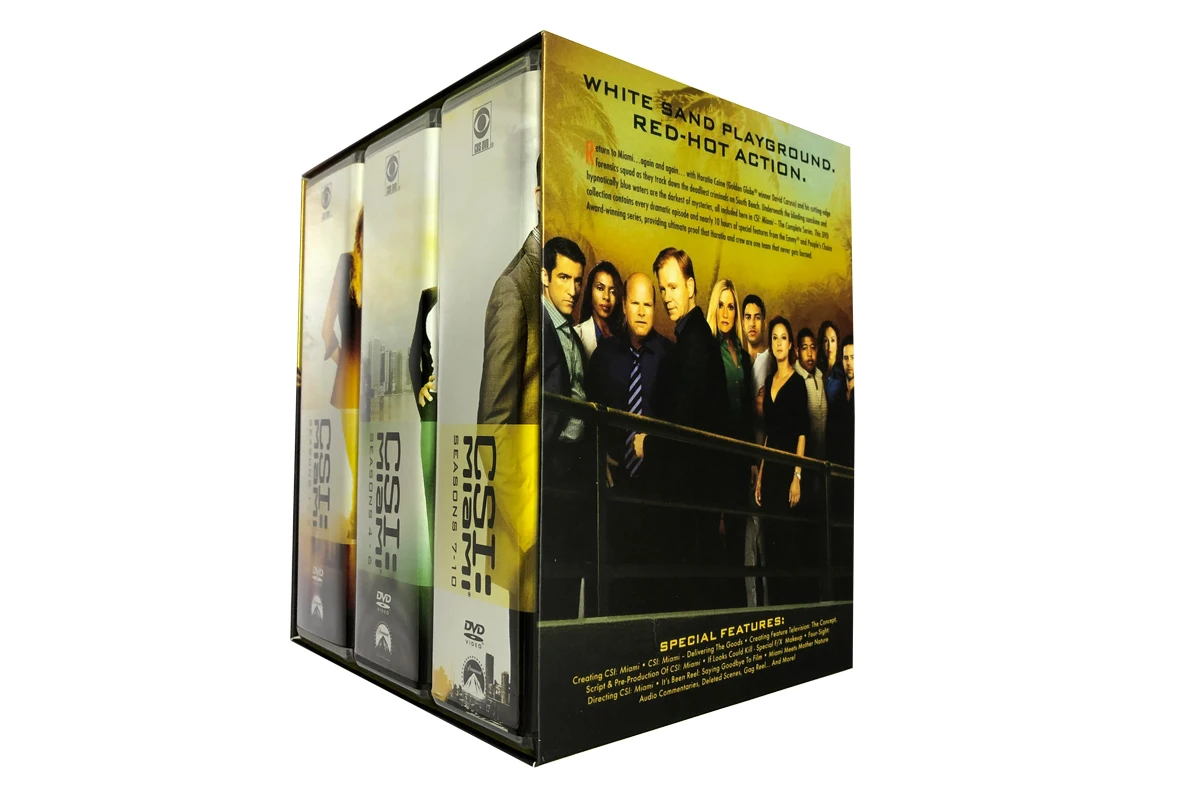CSI:Miami complete series dvd box set 65dvd region 1 tv series tv drama tv show ship by express