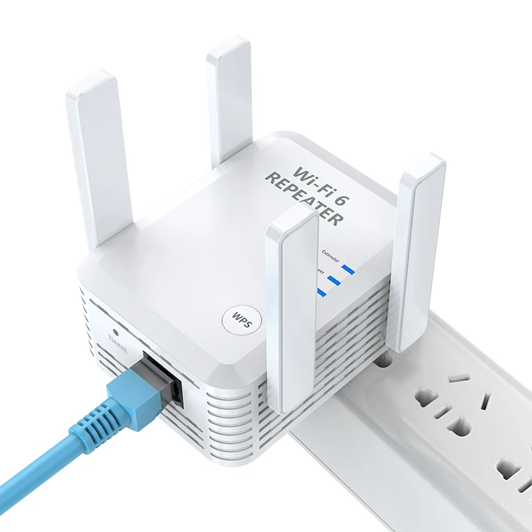 new molde 1800mbps wide range WPS LED wifi 6 repeater range outdoor extender wifi 6  extender 5ghzr