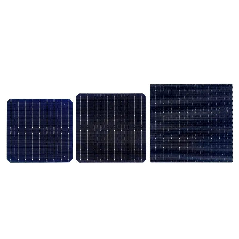 Mono Perc Solar Cell 210mm 9BB 10BB 12BB Poly Silicon Wafers 5BB 9BB Bifacial PV Cells for Solar Panel Manufacturing