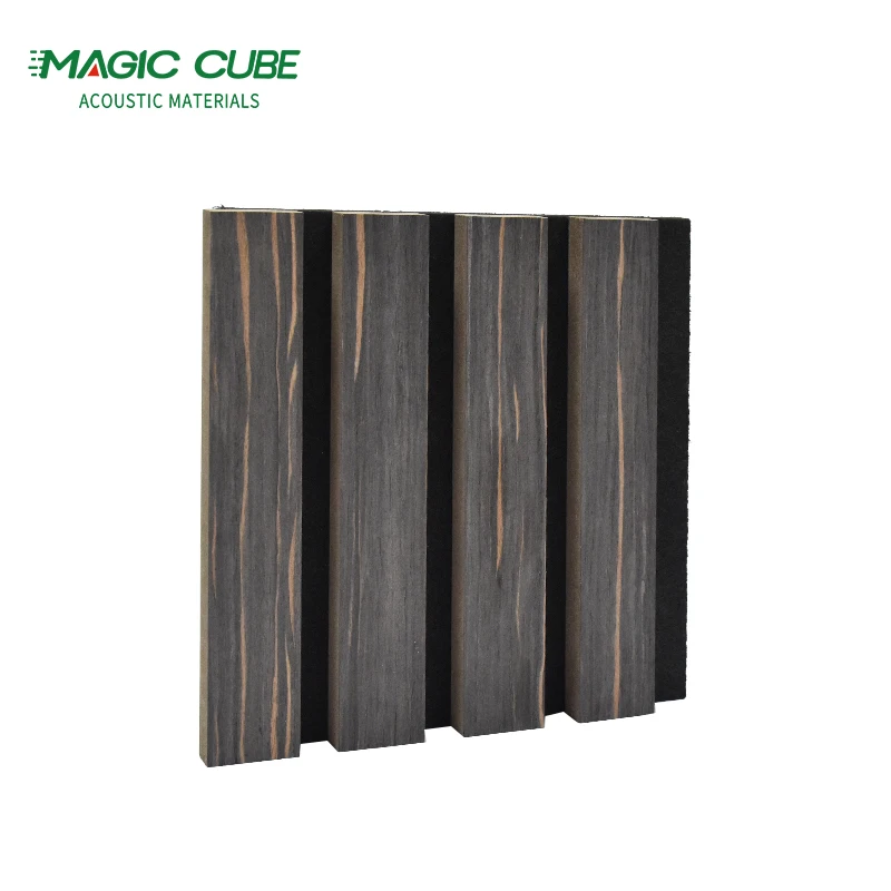 Factory price sustainable wood slat acoustic panels wooden slats MDF paneling for wall decorative