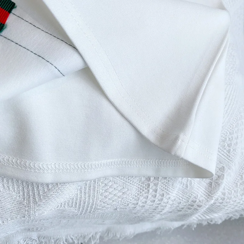 New Arrivals Brands Little Girl Cute Casual Dress Short Sleeve Crew Neck Streetwear Summer Shirt Girls Dress