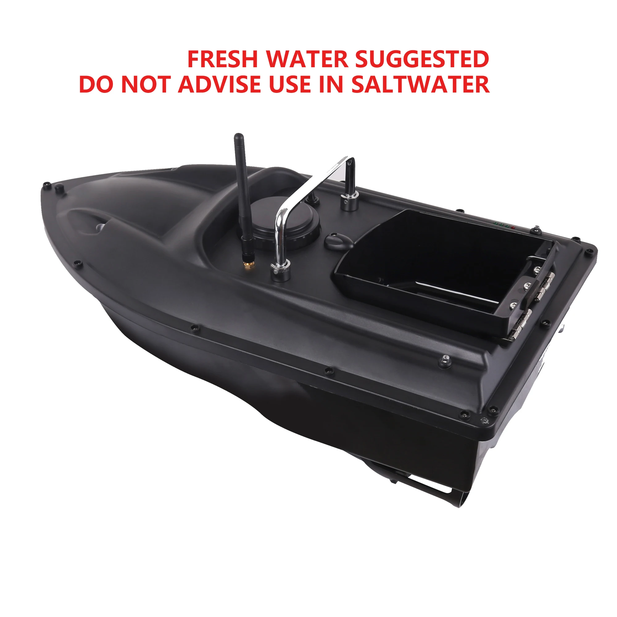 Stock in USA 12000 mAh large capacity rc fishing bait boat for carp fishing With night navigation light