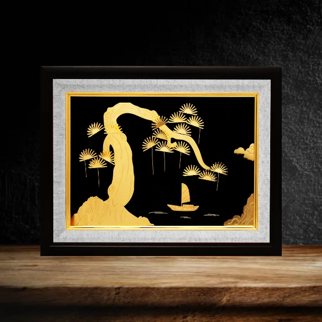 Picture Gold Hong Pham Jewelry Good Quality Dragon Statue Home Decoration Home Decor Customized Traditional Style Vietnam