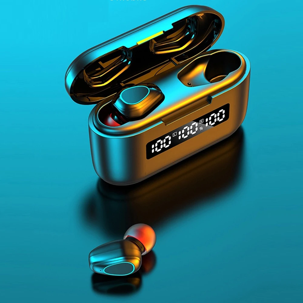 Touch Control Wireless Headphones For iPhone SE 2022 14 Pro Max 13 12 11 XR XS Max X 7 8 Earphones With Power Case BT5.0