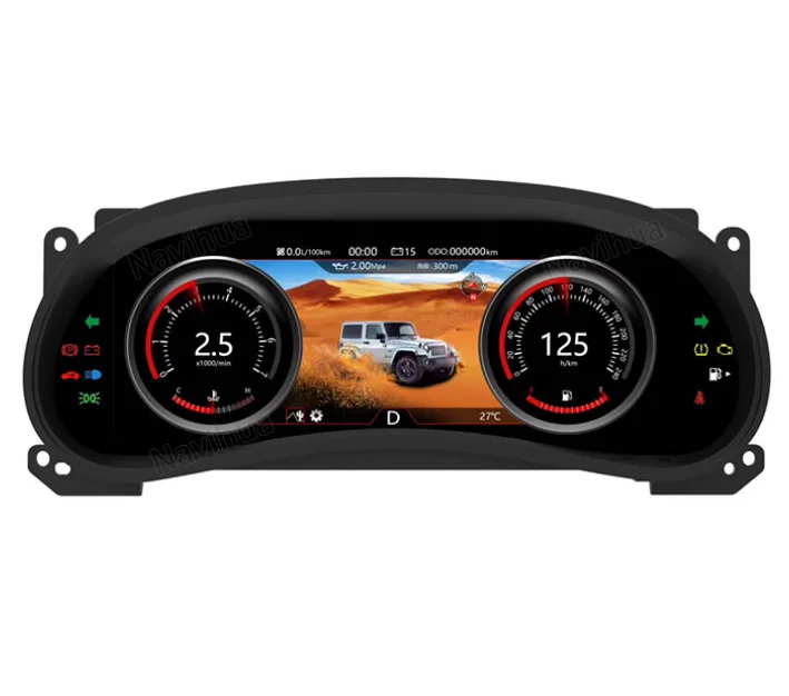 Fit Jeep JK Interior Accessories LCD Dashboard Storage Organizer Dash  for Jeep Wrangler