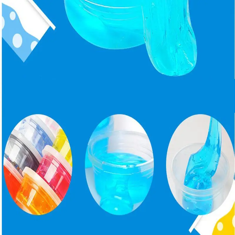 Hot Selling 12 Colors Slime Making Kit Set Crystal Mud Diy Slime Kit For Children Kids