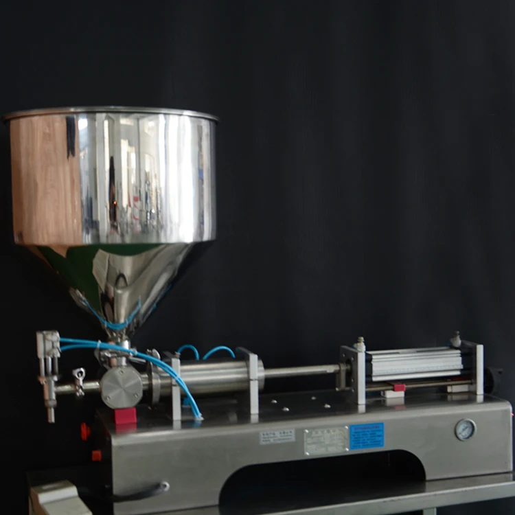 1/2/4 nozzles semi automatic piston paste filler cosmetic cream filling machine