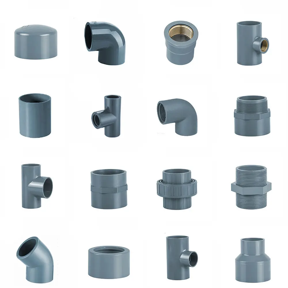 Plastic Pipe Fitting PVC Union For Water Line