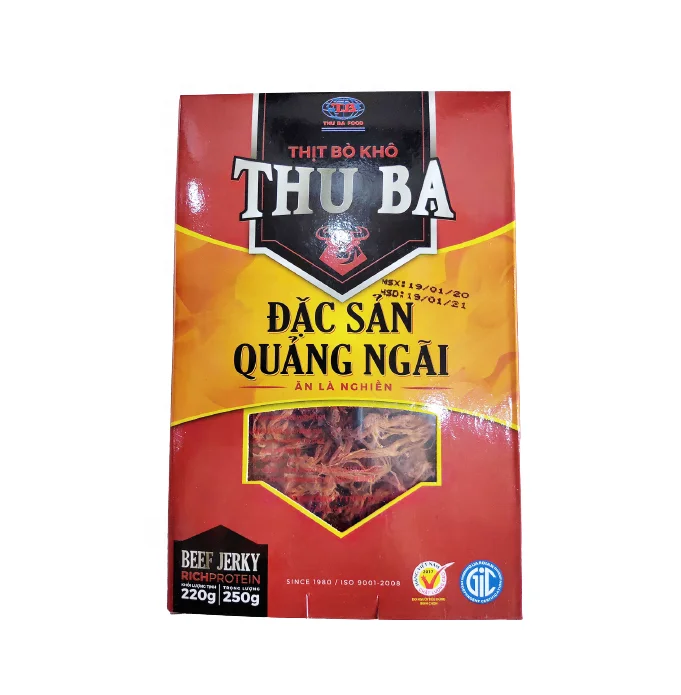 Vietnam Beef Meat Dried Beef Jerky 250g Wholesale Suppliers