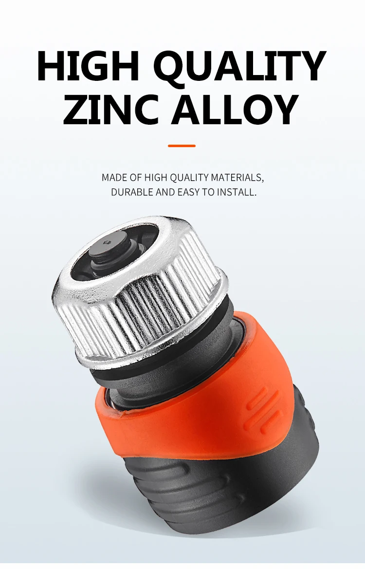 YTX Connector Home gardening water timer hose 12mm Quick Connector W/Stop