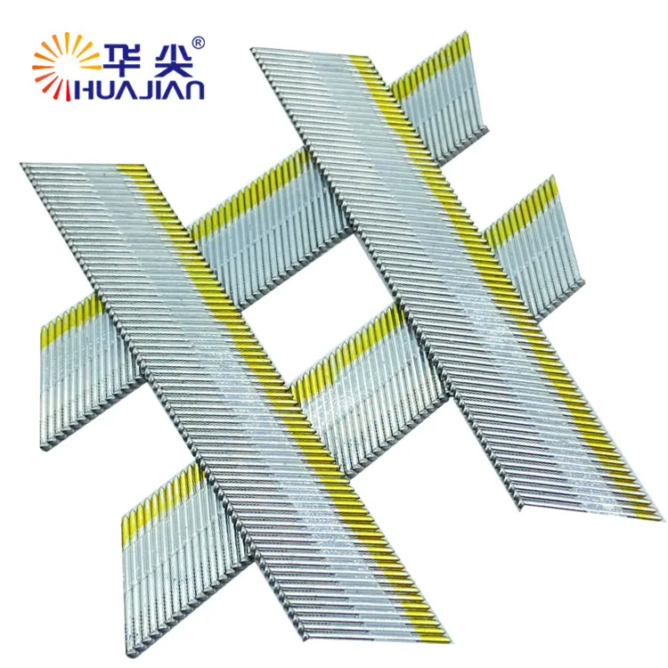 Galvanized Finishing Cabinetry Building Da Framing Nails 32-64Mm Round Head Collated Framing Nail