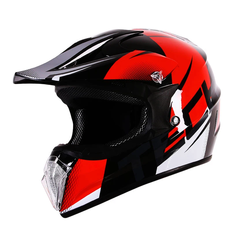 Bluetooth Off Road Stylish ATV ABS DOT Motocross Motor Dirt Bike Racing Helmets Motorcycle Accessories Full Face Helmets